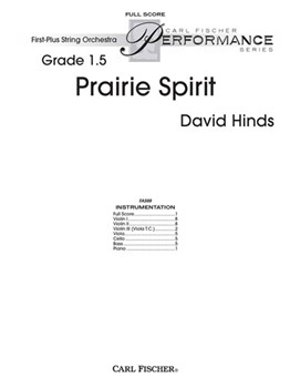 Prairie Spirit by Hinds David for Full Score