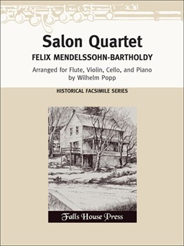 Salon Quartet By Mendelssohn by Mendelssohn Felix - Popp Wilhelm - for