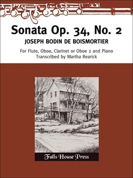 Sonata Op.34 No.2 by Boismortier Joseph Bodin de for