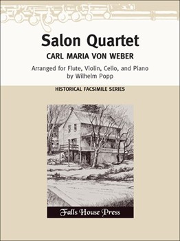 Salon Quartet By Von Weber (Facsimile) by Weber Carl Maria von - Popp Wilhelm - for