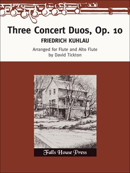 3 Concert Duos by Kuhlau Friedrich - Tickton D - for Flute Duet