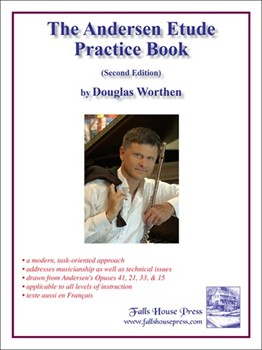 The Andersen Etude Practice Book (Including French Translation) Second Edition by Worthen Douglas for
