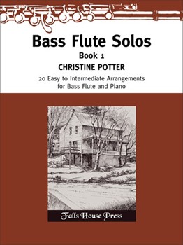 Bass Flute Solos 20 Easy to Intermediate Arrangements for Bass Flute and Piano by Spirituals - Potter Christine - for (Spiritual Japanese)