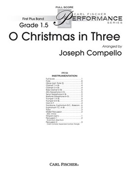 O Christmas In Three by - Compello Joseph - for Full Score