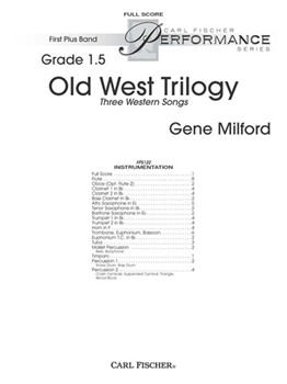 Old West Trilogy Three Western Songs by Milford Gene for