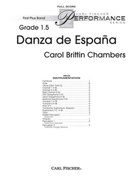 Danza de Espana by Chambers Carol Brittin for Full Score