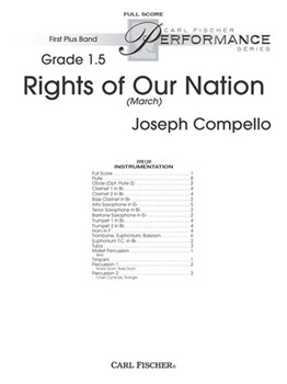 Rights of Our Nation (March) by Compello Joseph for
