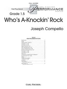 Who's A-Knockin' Rock by Compello Joseph for