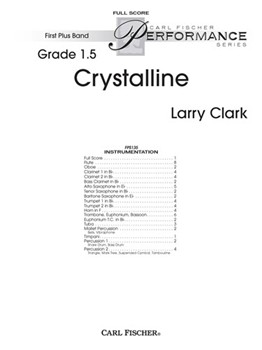 Crystalline by Clark Larry for Full Score