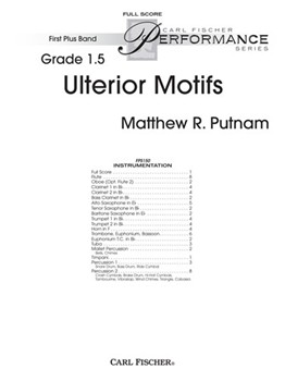 Ulterior Motifs by Putnam Matthew R for