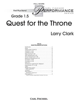 Quest for the Throne by Clark Larry for