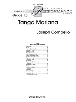 Tango Mariana by Compello Joseph for Full Score