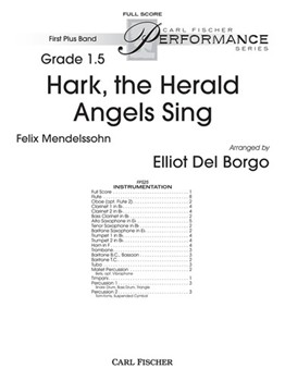 Hark The Herald Angels Sing by Mendelssohn Felix - Del Borgo Elliot - for