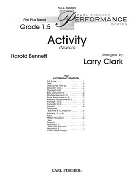 Activity (March) by Bennett Harold - Clark Larry - for Full Score