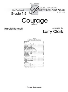 Courage by Bennett Harold - Clark Larry - for Full Score