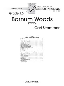Barnum Woods March by Strommen Carl for Full Score