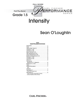 Intensity by O'Loughlin Sean for Full Score