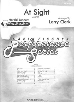 At Sight (March) by Bennett Harold - Clark Larry - for Full Score