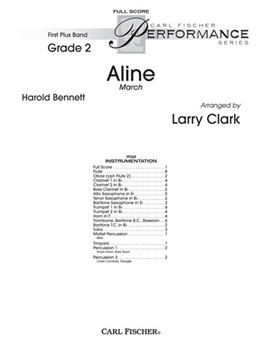 Aline by Bennett Harold - Clark Larry - for Full Score