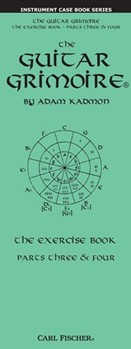 Guitar Grimoire Instrument Case Book by Kadmon Adam - Exercise Book III and - for Guitar