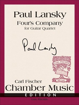 Four's Company by Lansky Paul for Guitar Quartet