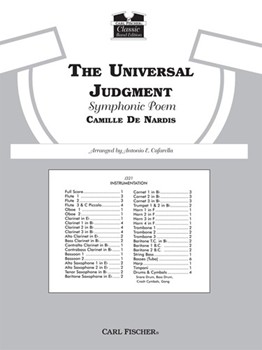 Universal Judgment-Full Score by de Nardis Camillo - Cafarella Antonio - for Full Score