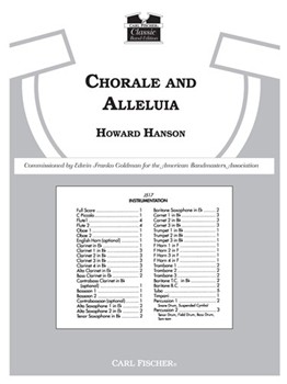 Chorale & Alleluia by Hanson Howard for Full Score