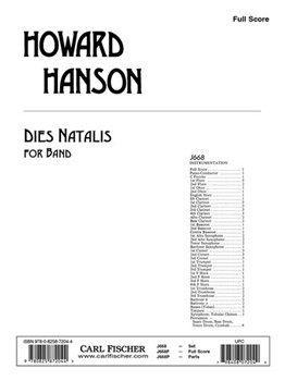 Dies Natalis for Band by Hanson Howard for