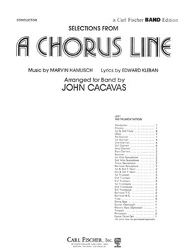 Selections From A Chorus Line by Hamlisch Marvin - Cacavas John - for