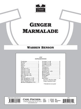 Ginger Marmalade by Benson W for Full Score