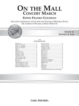 On The Mall by Goldman Edwin Franko - Lisk Edward S - for Full Score