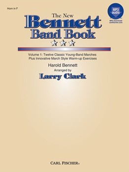 New Bennett Band Book Volume 1 by Bennett Harold - Clark Larry - for F Horn