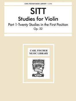 Studies For The Violin Opus 32 by Sitt Hans for Violin Method (Book 1)