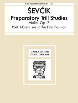 Preparatory Trill Studies Opus 7 Part 1 by Sevcik Otakar for Violin Method (Op 7 Pt 1)