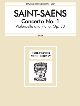 Concerto #1 Opus 33 by Saint-Saens Camille for Cello Solo