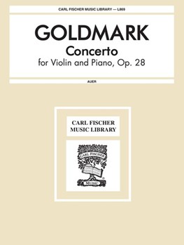 Concerto Opus 28 by Goldmark Karl for Violin and Piano