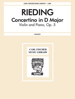 Concertino in D Major by Rieding Oskar - Gustave Saenger - for