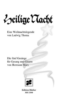 Heilige Nacht Eine Weihnachtslegende von Ludwig Thoma mit Zeichnungen von Wilhelm Schulz by Marx Hermann for