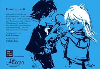 Fun for Two Heft 1 Folk songs songs for hunting and hiking for 2 instruments of the same pitch by for