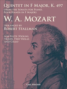 Quintet in F Major K. 497 by Mozart Wolfgang Amadeus - Stallman Robert - for Chamber Ensemble