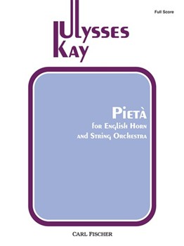 Pieta by Kay Ulysses for Full Score (Orchestra Parts are Rental Only)