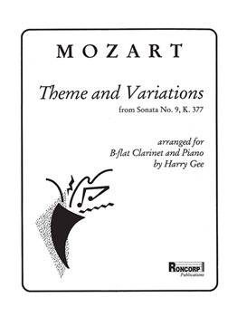 Theme and Variations K. 377 by Mozart Wolfgang Amadeus - Gee Harry - for