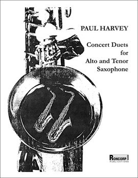 Concert Duets for Alto and Tenor Saxophone by Harvey Paul for