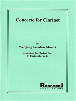 Concerto for Clarinet by Mozart Wolfgang Amadeus - Zello Christopher - for