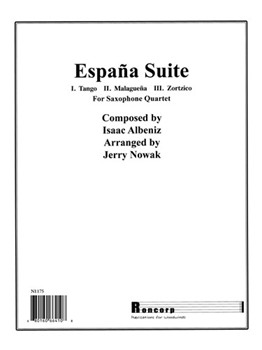 Espana for Saxophone Quartet by Nowak Jerry for