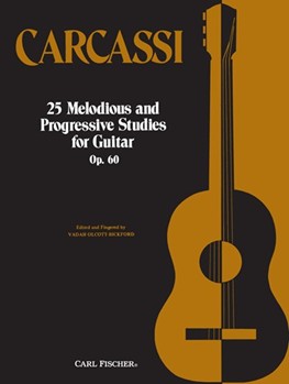 25 Melodious & Progressive Studies Opus 60 by Carcassi Matteo - Bickford - Matteo Carcassi for Guitar Collection