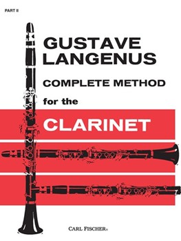 Complete Method For The Clarinet Bk 2 by Langenus Gustave Gustave Langenus for Clarinet Method (Book 2)