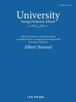 Carl Fischer various Stoessel A  University String Orchestra Album - Piano / Conductor