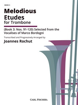 Melodious Etudes For Trombone Book 3 by Bordogni Marco - Rochut J - for Trombone Method