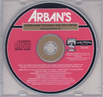 Arbans Complete Conservatory - CD ACCOMP by Arban Jean-Baptiste - Gordon / Goldman - CD ONLY for Accompaniment CD